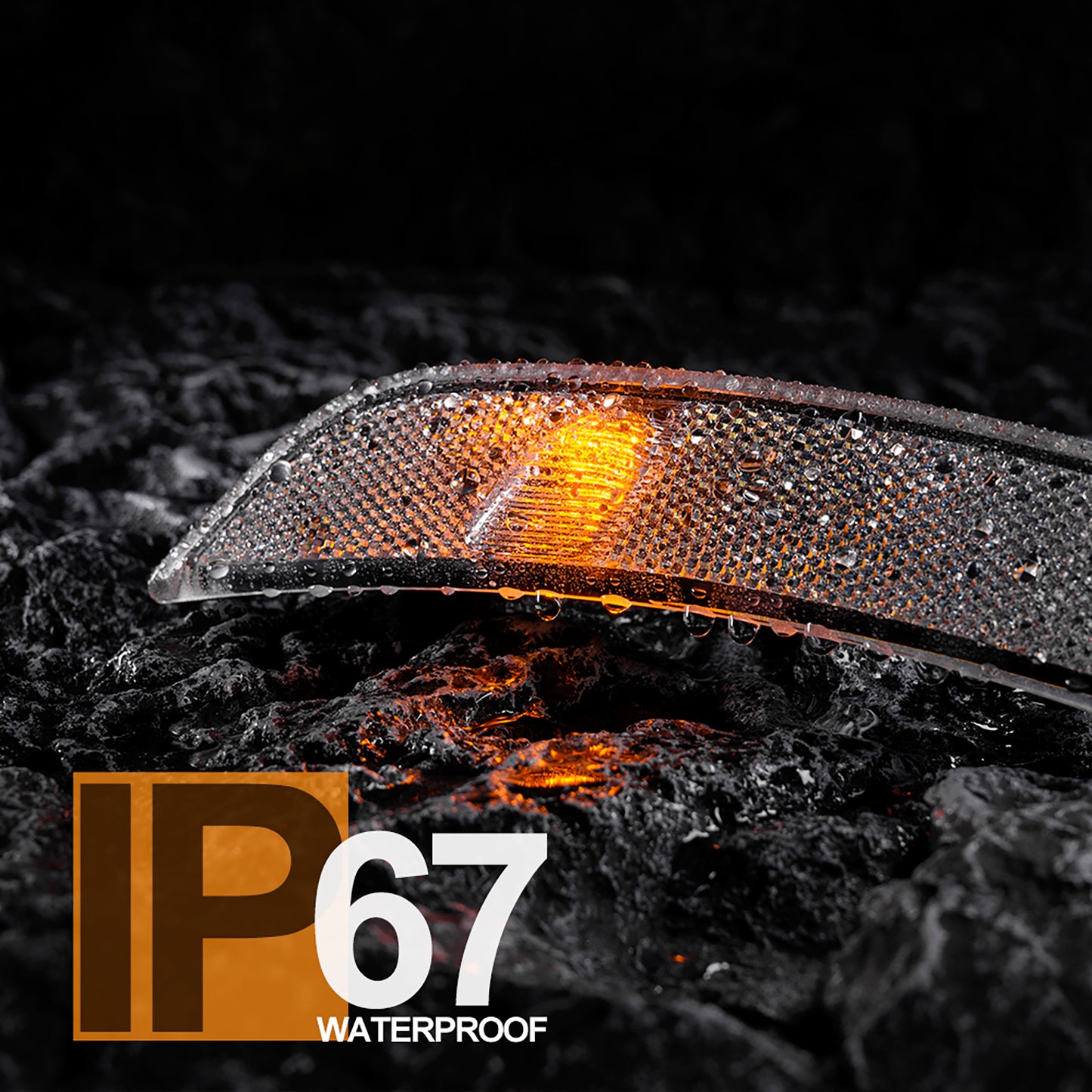 JDM Style Clear Lens Amber LED Front Bumper Side Marker Lights For 2022+ Toyota GR86 - NS Auto Lighting