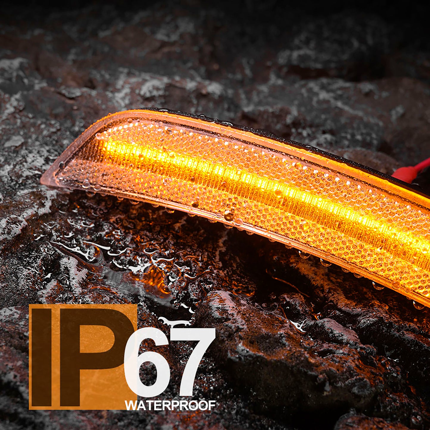 Clear Lens LED Front Bumper Side Marker Lights For 2022+ Toyota GR86 - NS Auto Lighting