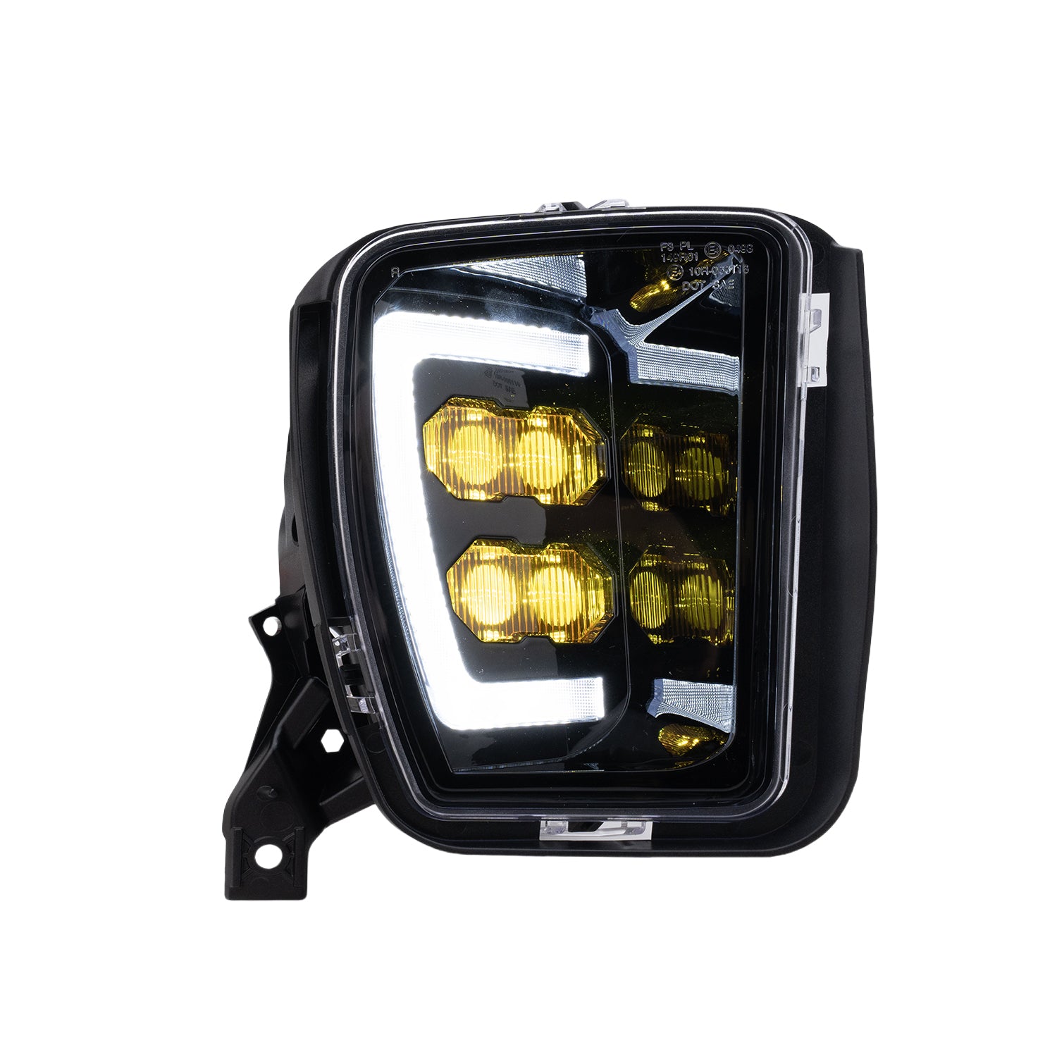 3‑in‑1 Lighting LED Fog Light with White & Yellow Lights For Dodge Ram 1500