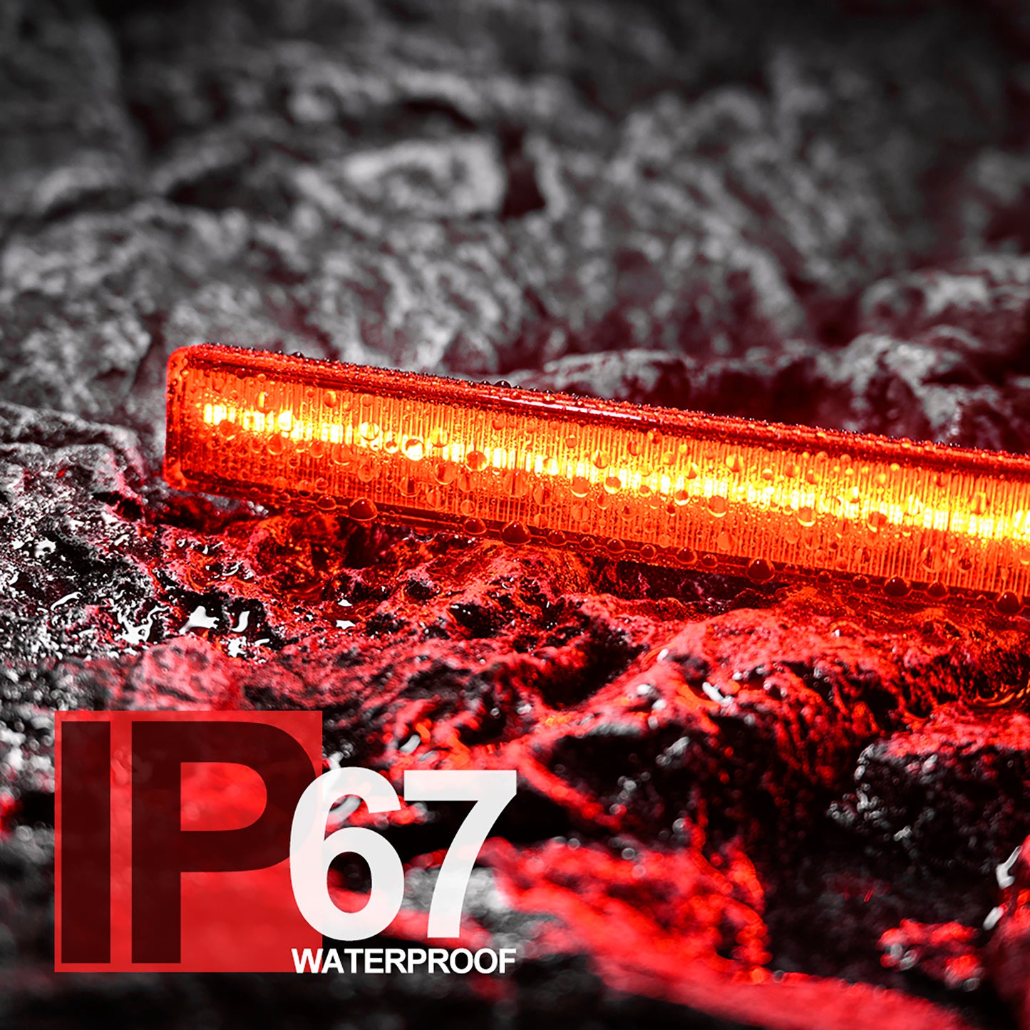 Rote Linse LED Heckstoßstange Reflektor Lichter für 2014-2019 Chevrolet Corvette C7