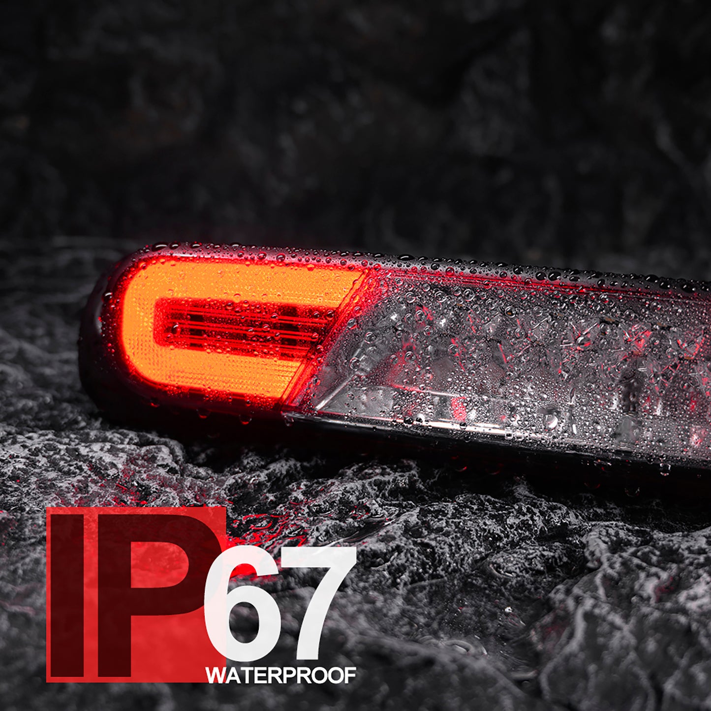 Red Lens Double C-Shaped LED Third Brake Light For 1999-2007 Chevrolet Silverado, GMC Sierra - NS Auto Lighting