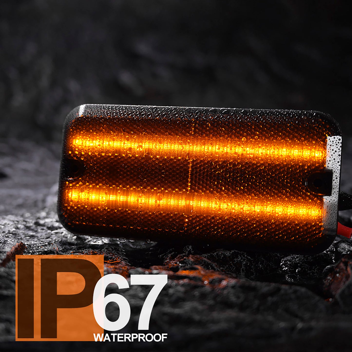 Smoked Lens LED Front & Rear Side Marker Lights For 1985-1996 Chevrolet Van, etc. - NS Auto Lighting