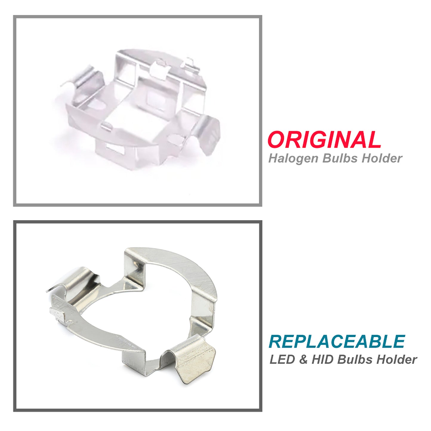 H7 LED HID Headlight Bulb Retainers For VW Passat B5.5, etc. - NS Auto Lighting