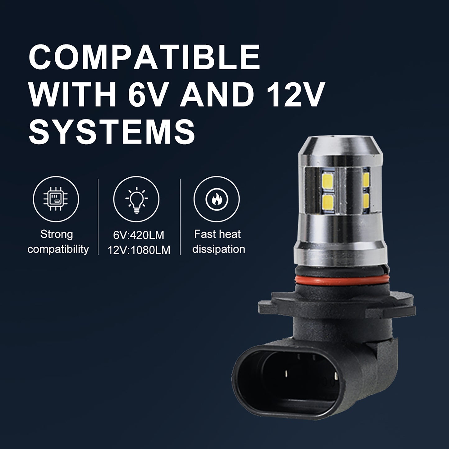 9005 HB3 Daytime Running DRL Light for Toyota 4Runner RAV4 Highlander Super Bright 6500K Xenon White with Projector for DRL Light 6V-12V