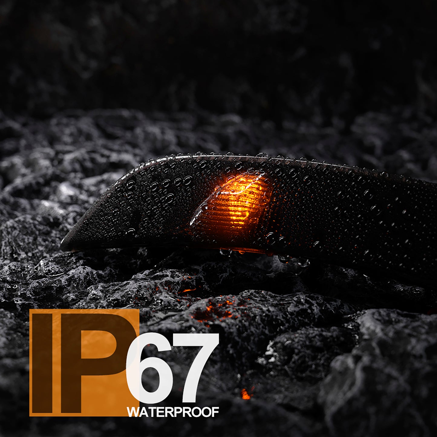 JDM Style Smoked Lens Amber LED Front Bumper Side Marker Lights For 2022+ Toyota GR86 - NS Auto Lighting