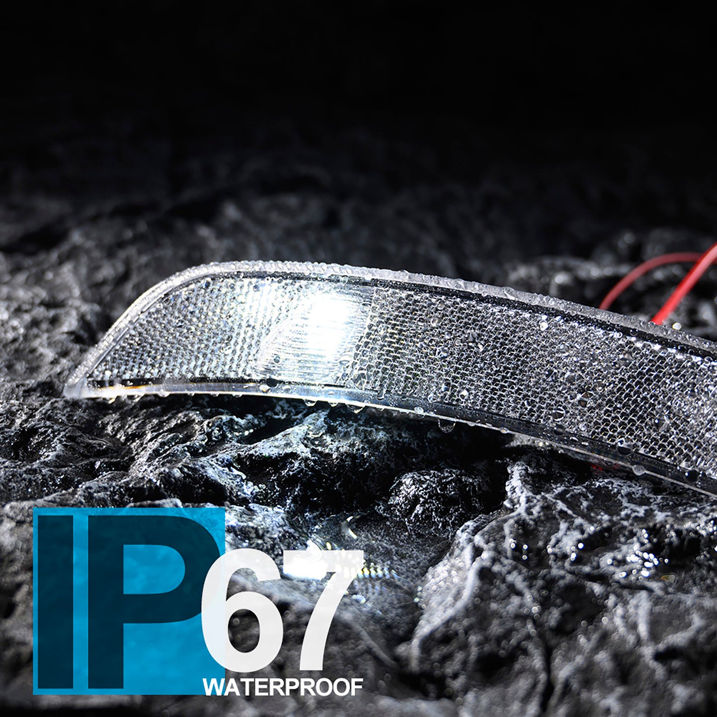 JDM Style Clear Lens White LED Front Bumper Side Marker Lights For 2022+ Toyota GR86 - NS Auto Lighting