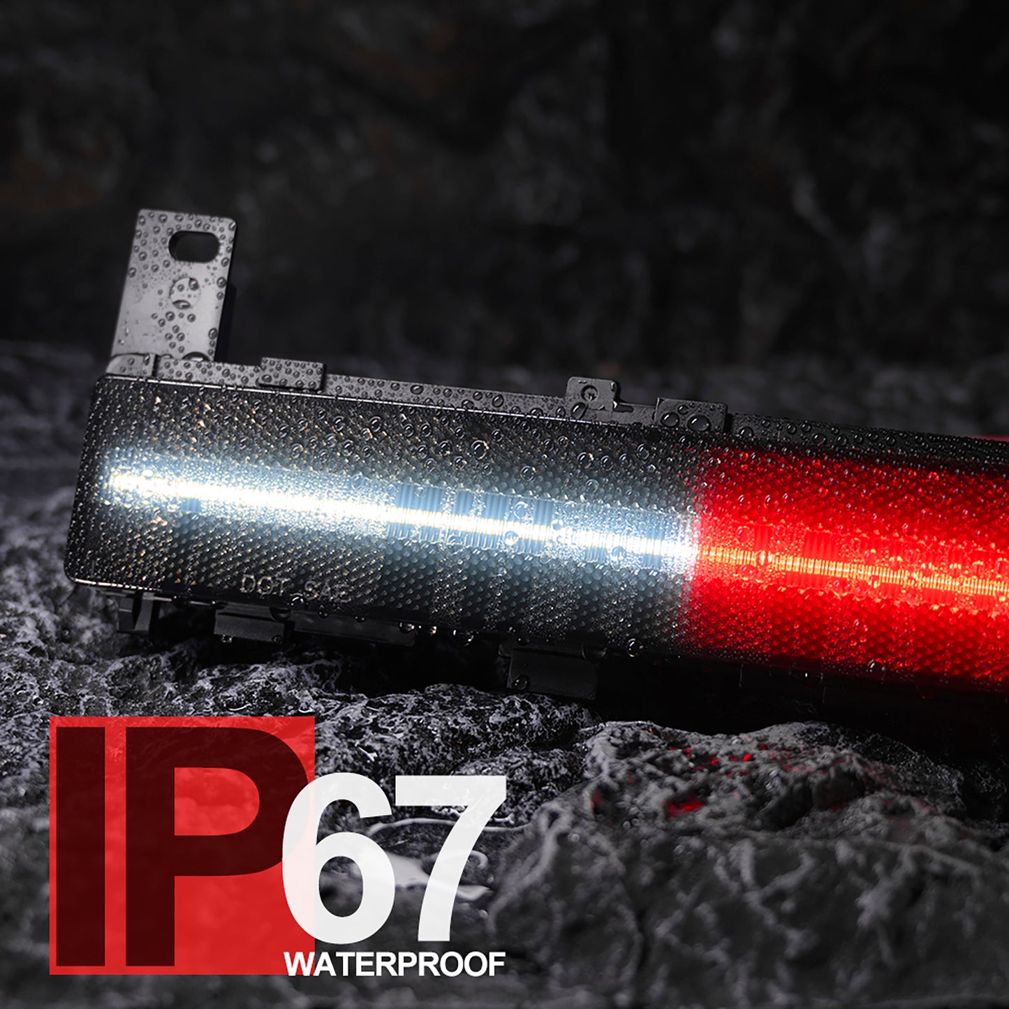 Smoked Lens LED Rear Side Marker Lights For 1988-1996 Chevrolet Corvette C4 - NS Auto Lighting