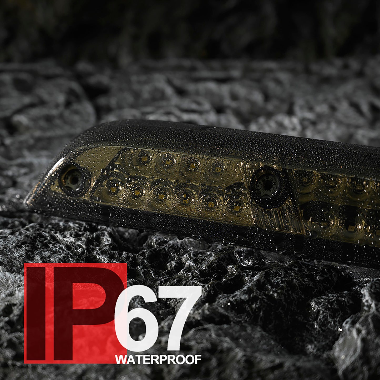 Smoked Lens F1 Style Strobe LED Third Brake Light For 2015-2020 Ford F150, etc. - NS Auto Lighting