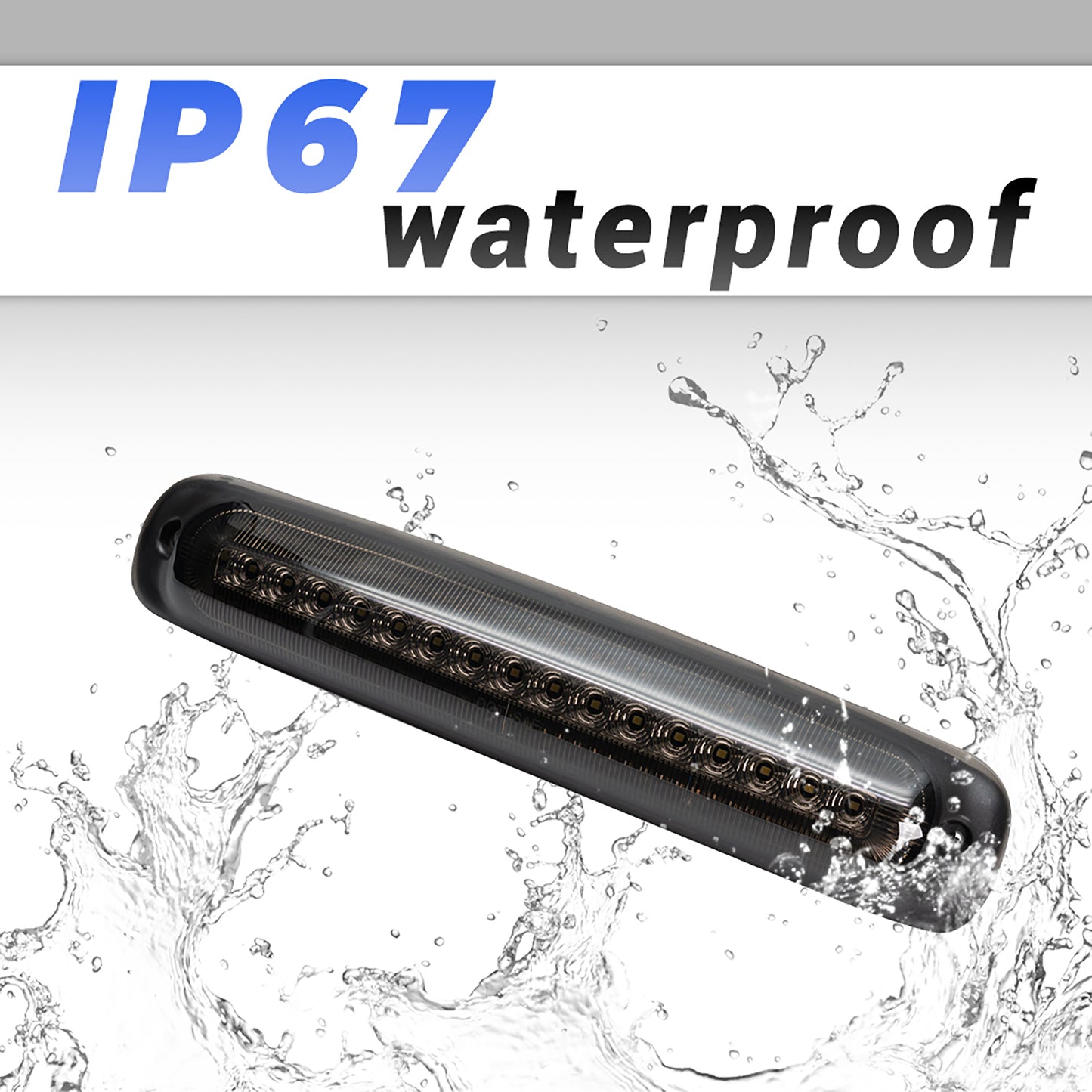 Smoked Lens F1 Style Strobe LED Third Brake Light For 1999-2007 Chevrolet Silverado, GMC Sierra - NS Auto Lighting