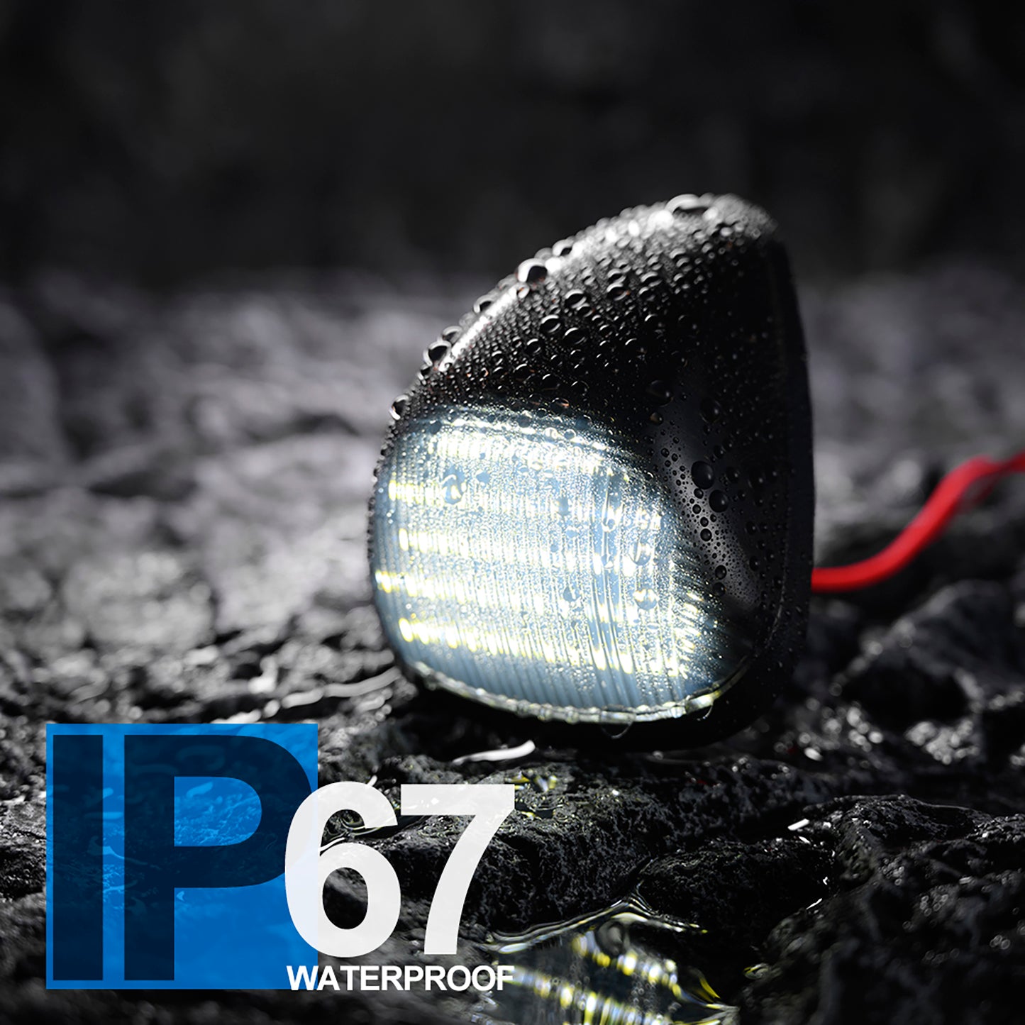 Smoked Lens White LED Cab Roof Lights For 1999-2016 Ford Super Duty, etc. - NS Auto Lighting