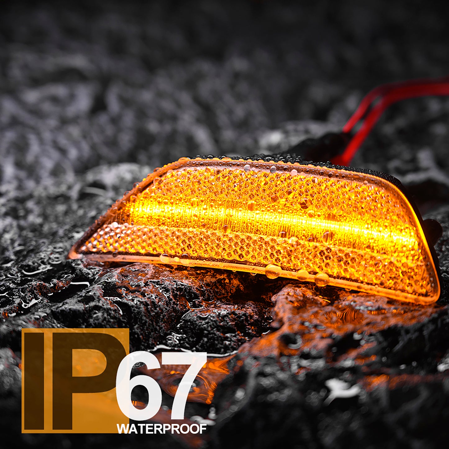 Clear Lens LED Front Bumper Side Marker Lights For 2021+ Kia K5 - NS Auto Lighting