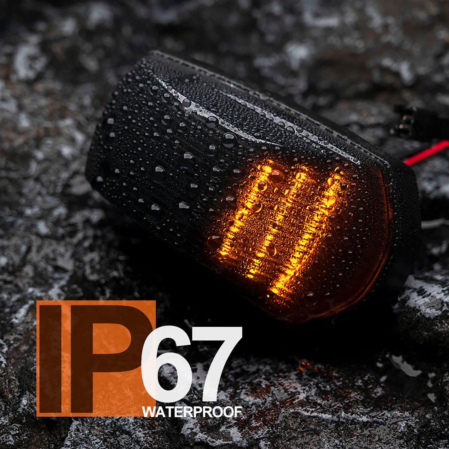 Smoked Lens Amber LED Cab Roof Lights For 2017+ Ford Super Duty - NS Auto Lighting