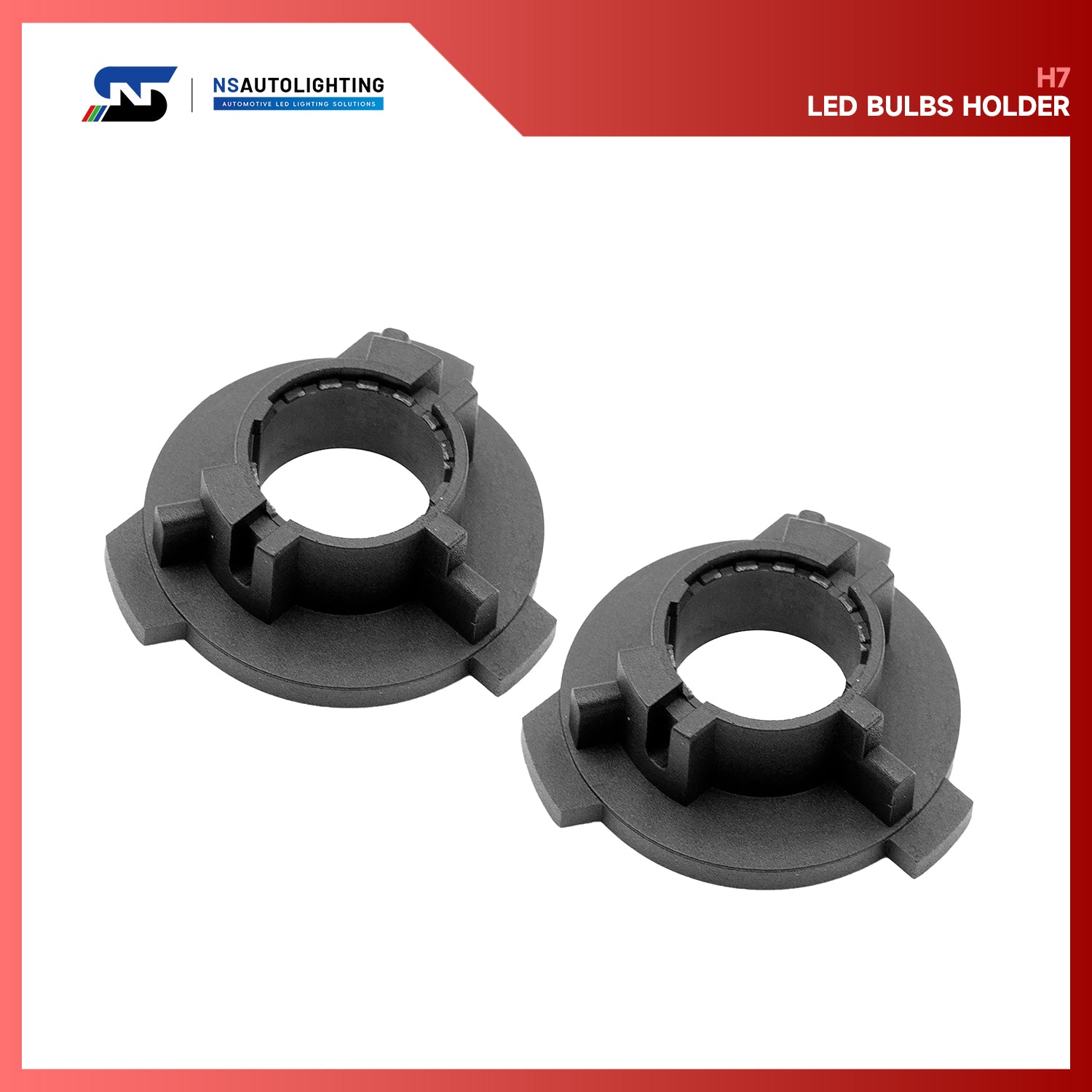 H7 LED Headlight Bulb Retainers For 2001-2003 BMW 5 Series E39, etc. - NS Auto Lighting