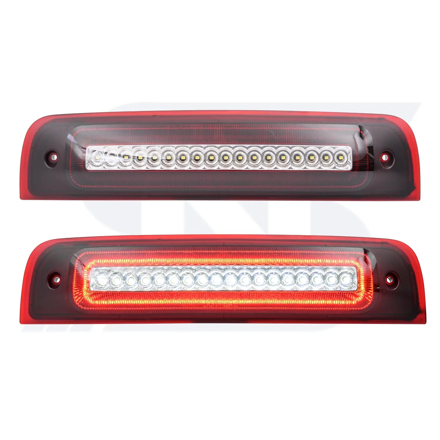 Troisième feu stop stroboscopique à LED de style F1 à lentille fumée pour Dodge Ram 2009-2018