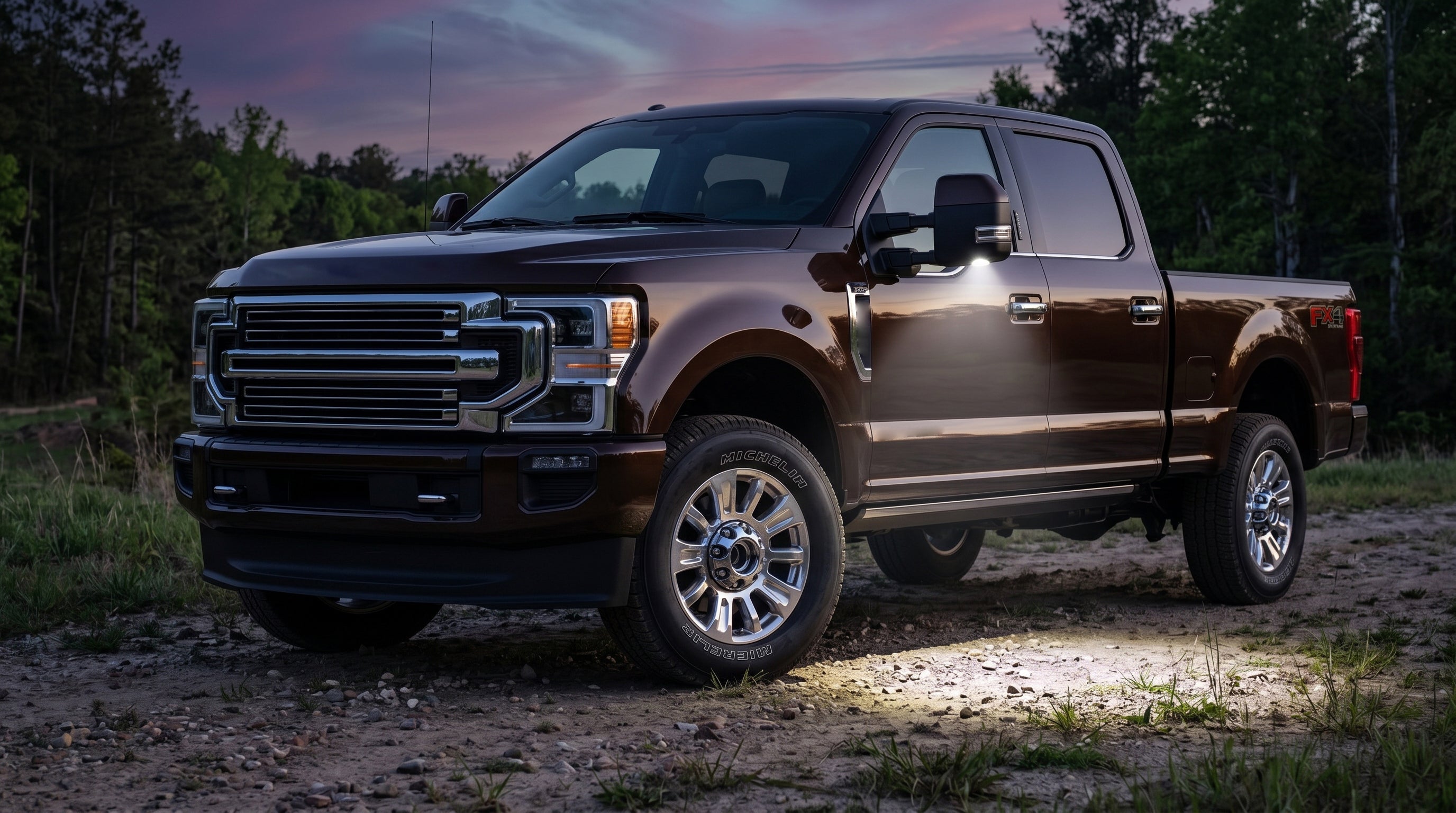 Rétroviseur latéral à LED à lentille transparente avec clignotants et feux de flaque d'eau pour Dodge Ram 2009-2023