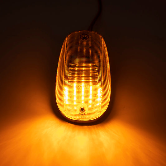 Clear Lens Amber LED Cab Roof Lights For 2003-2018 Dodge Ram, etc. - NS Auto Lighting