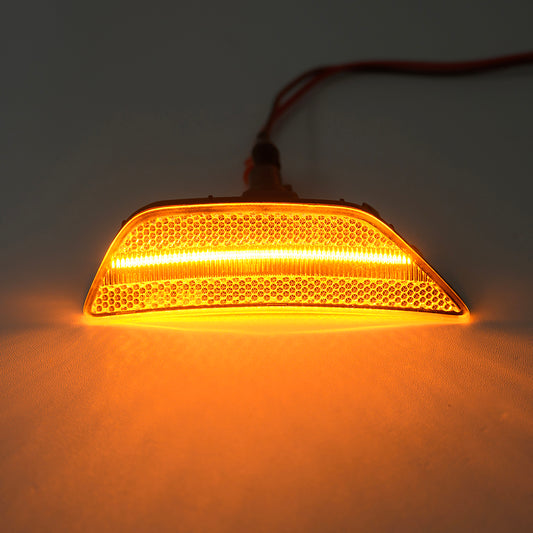 Clear Lens LED Front Bumper Side Marker Lights For 2021+ Kia K5 - NS Auto Lighting