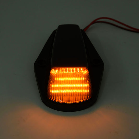 Smoked Lens Amber LED Cab Roof Lights For 1984-1996 Ford F-Series - NS Auto Lighting