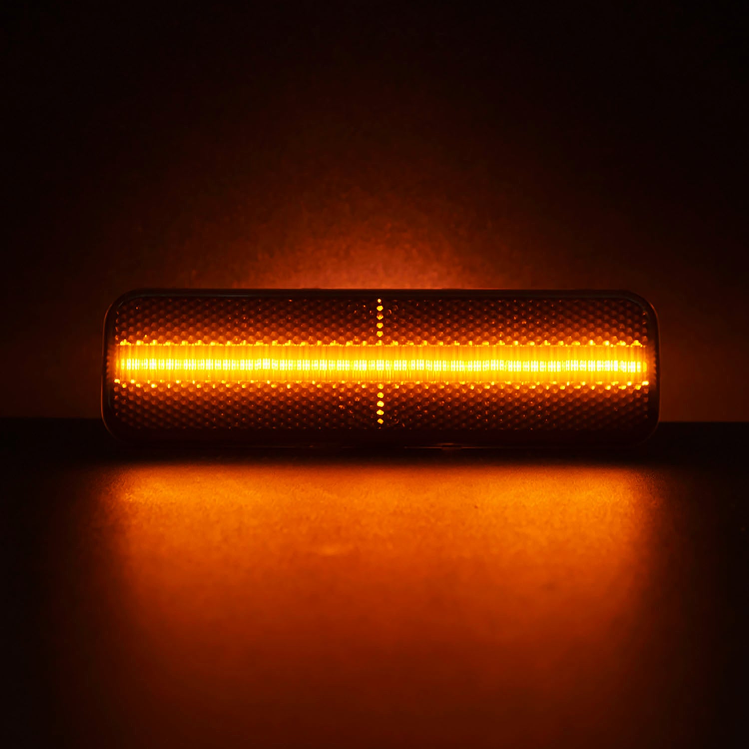 Smoked Lens Amber LED Side Marker Lights For 1972-1993 Dodge Ram, etc. - NS Auto Lighting