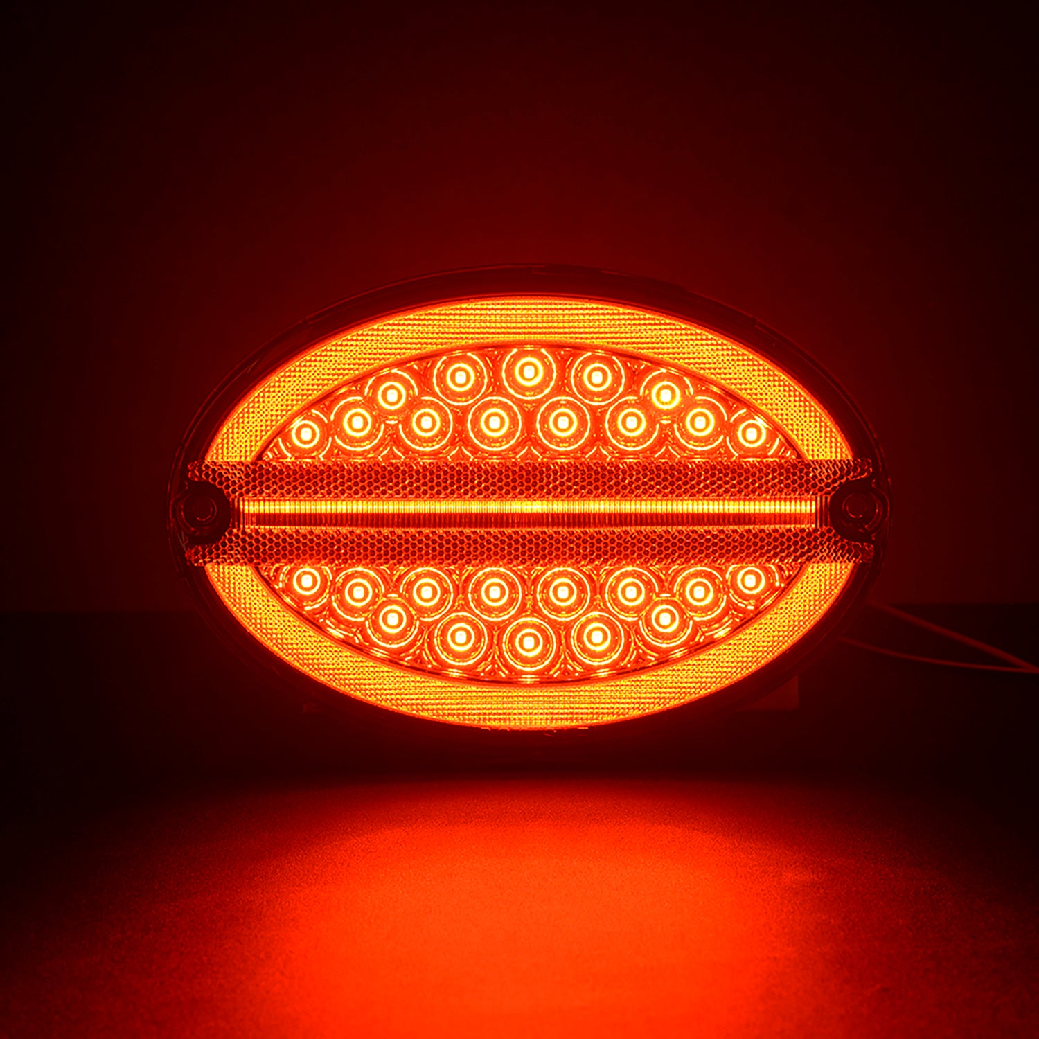 Red Lens LED Halo Tail Light Assembly For 1997-2004 Chevrolet Corvette C5 - NS Auto Lighting