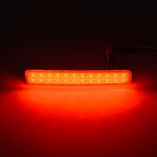 Red Lens LED Rear Bumper Reflector Lights For 2023+ Toyota GR Corolla, etc. - NS Auto Lighting