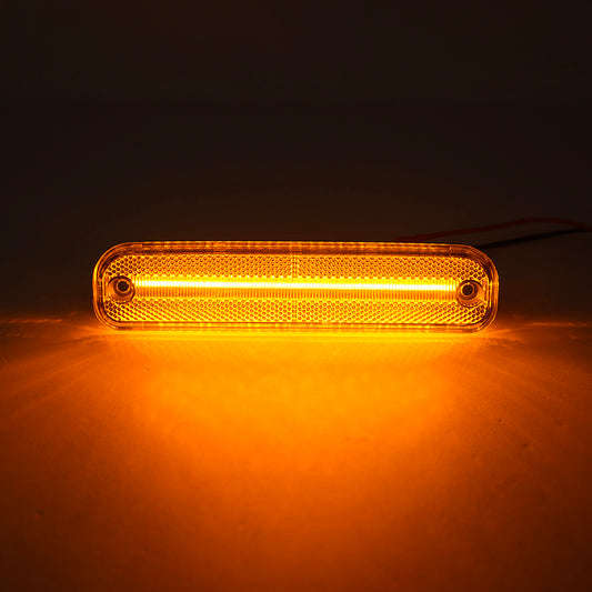 Clear Lens LED Front Bumper Side Marker Lights For 1973-1987 Chevrolet GMC C/K Series Trucks, etc. - NS Auto Lighting