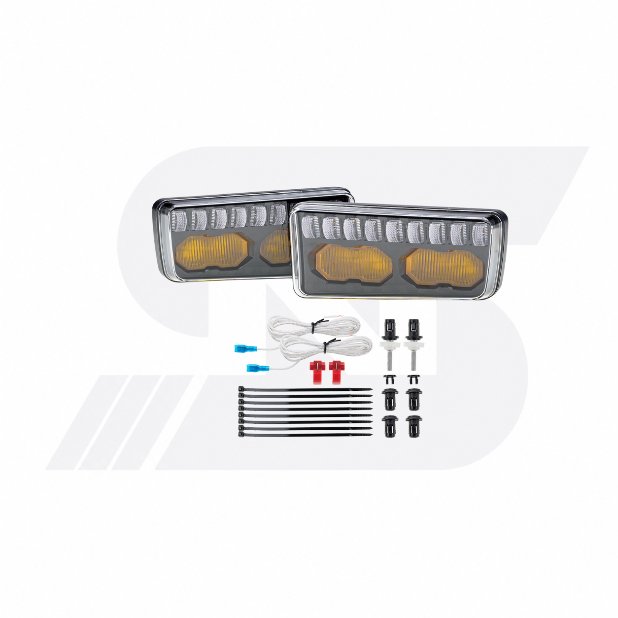 Feux clignotants avant dynamiques à LED à lentille fumée pour Hummer H3 2006-2010, etc.