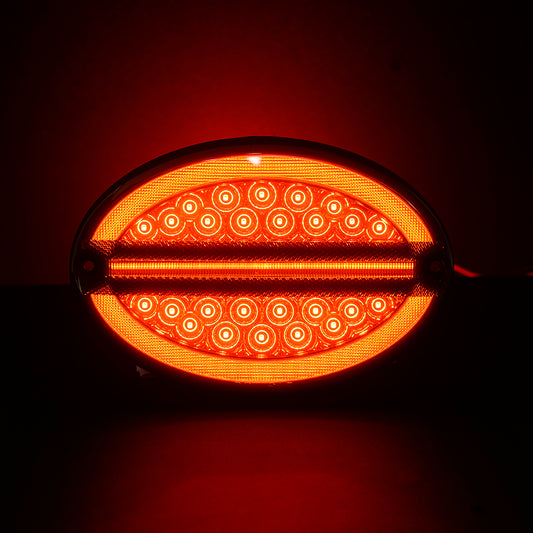 Smoked Lens LED Halo Tail Light Assembly For 1997-2004 Chevrolet Corvette C5 - NS Auto Lighting