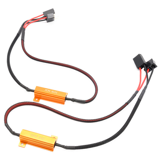 H7 Socket 50W 6OHM LED CANBUS Headlight Load Resistor - NS Auto Lighting