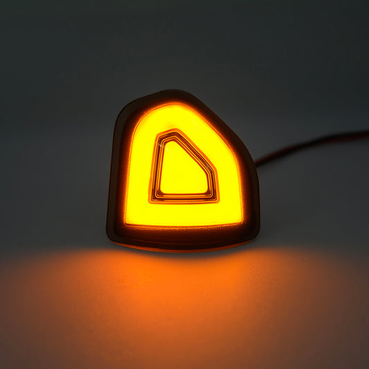 Smoked Lens LED Towing Mirror Turn Signal Lights For 2010-2023 Dodge Ram - NS Auto Lighting