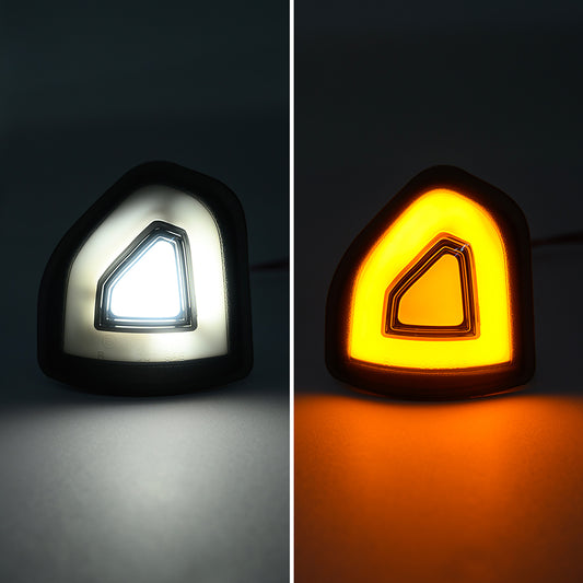 Smoked Lens Switchback LED Towing Mirror Turn Signal Lights For 2019-2023 Ram - NS Auto Lighting