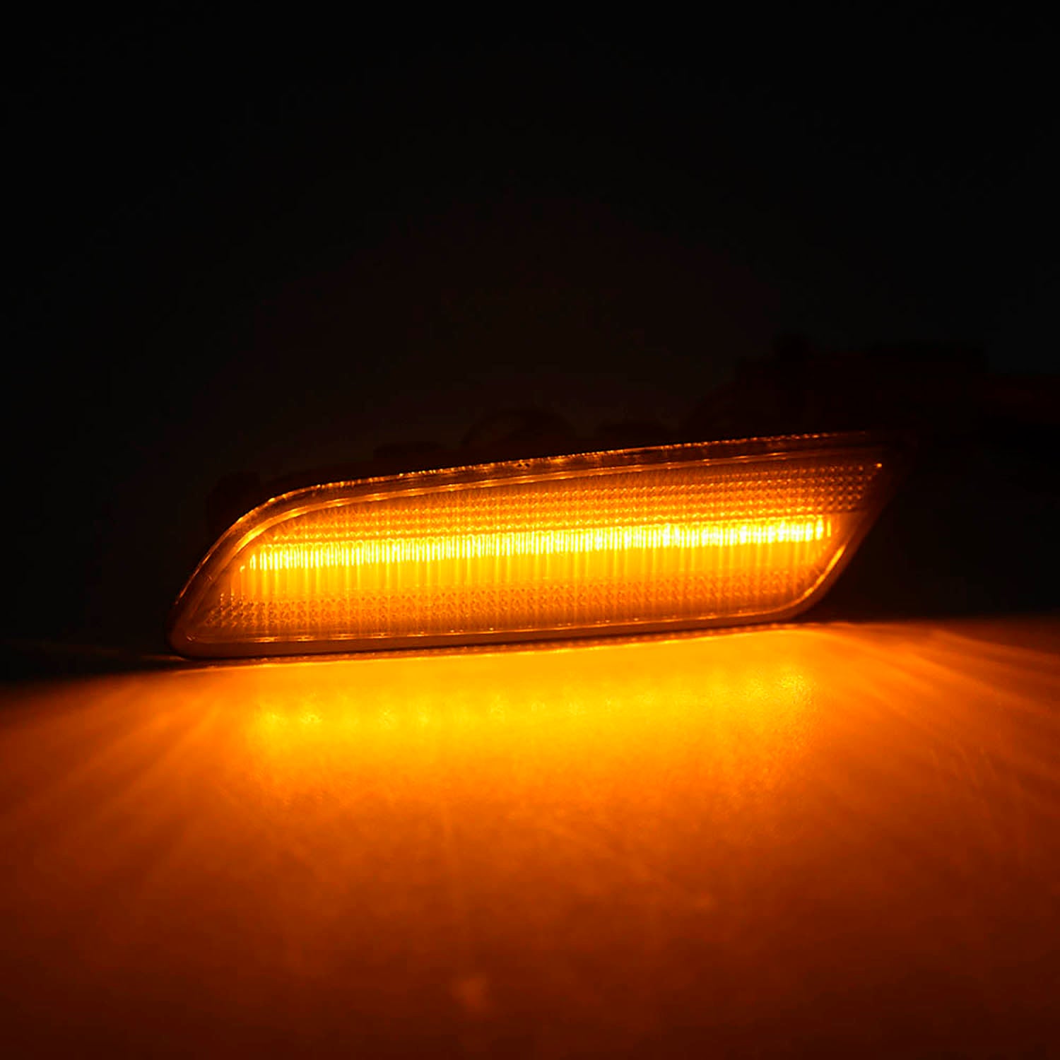 Smoked Lens LED Front Bumper Side Marker Lights For 2020+ Hyundai Sonata - NS Auto Lighting