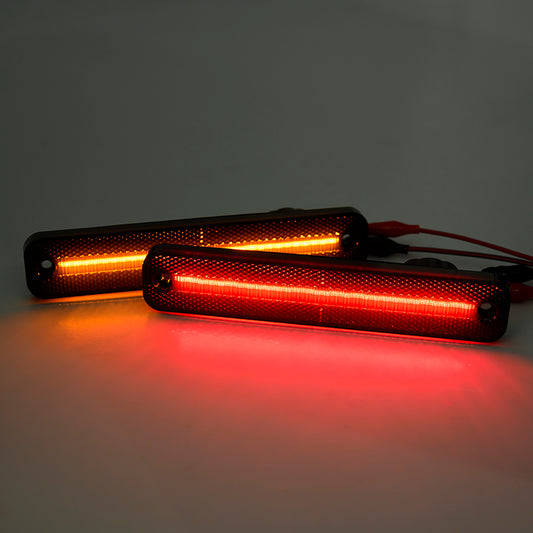 Smoked Lens LED Front&Rear Side Marker Lights For 1973-1979 Ford F-Series, etc. - NS Auto Lighting