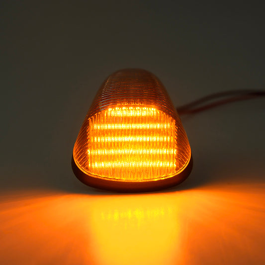 Clear Lens Amber LED Cab Roof Lights For 1999-2016 Ford Super Duty, etc. - NS Auto Lighting
