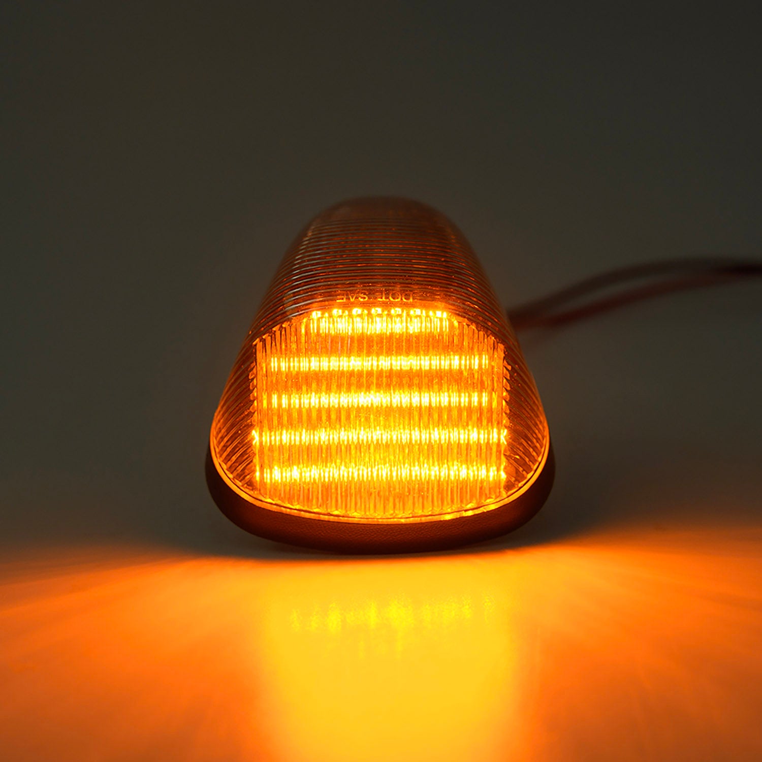 Clear Lens Amber LED Cab Roof Lights For 1999-2016 Ford Super Duty, etc. - NS Auto Lighting