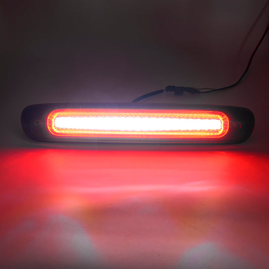 Red Lens F1 Style Strobe LED Third Brake Light For 2007-2014 Chevrolet Silverado, GMC Sierra - NS Auto Lighting
