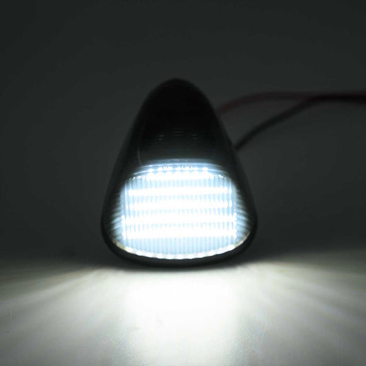 Smoked Lens White LED Cab Roof Lights For 1999-2016 Ford Super Duty, etc. - NS Auto Lighting