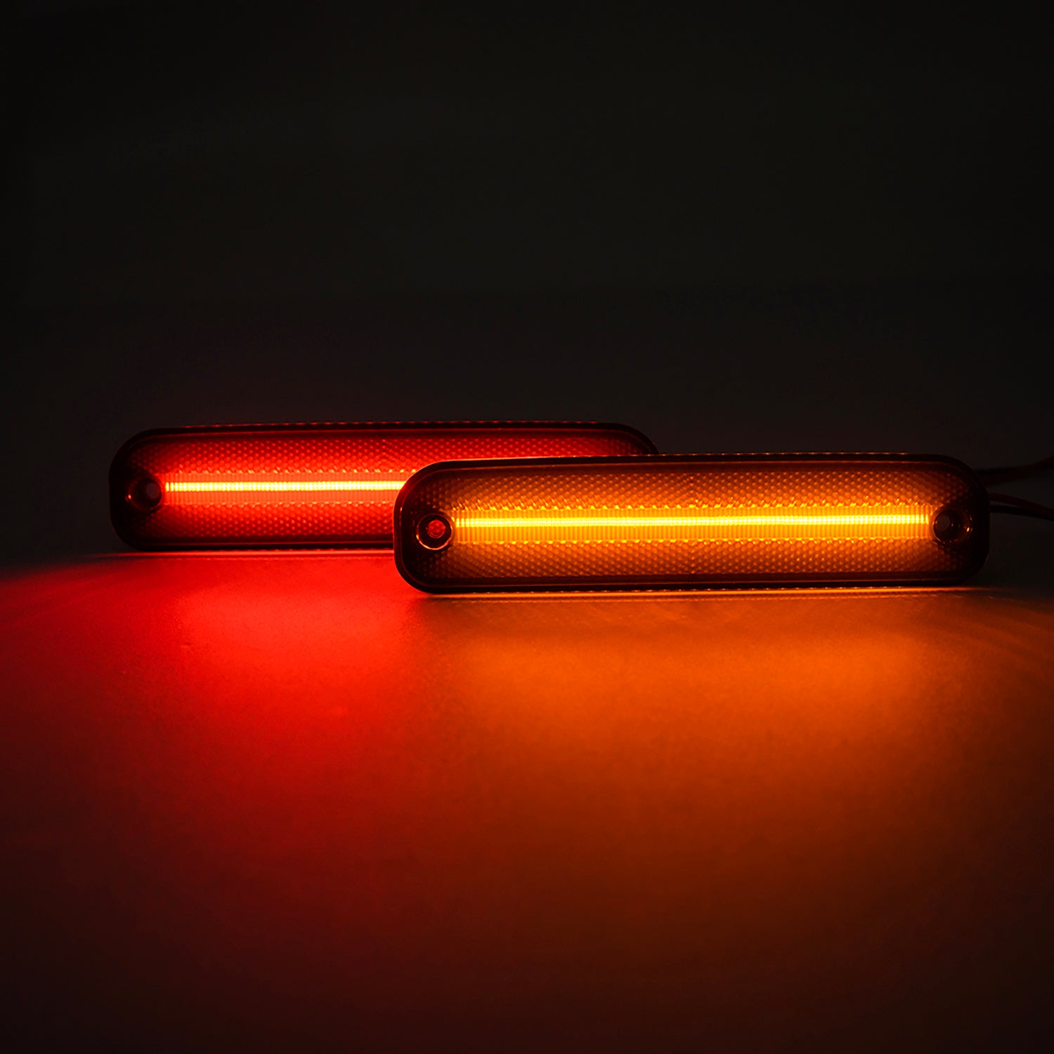Smoked Lens LED Front & Rear Side Marker Lights For 1973-1980 Chevrolet GMC C/K Series Trucks - NS Auto Lighting