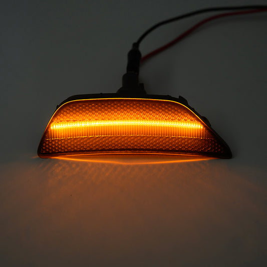 Smoked Lens LED Front Bumper Side Marker Lights For 2021+ Kia K5 - NS Auto Lighting