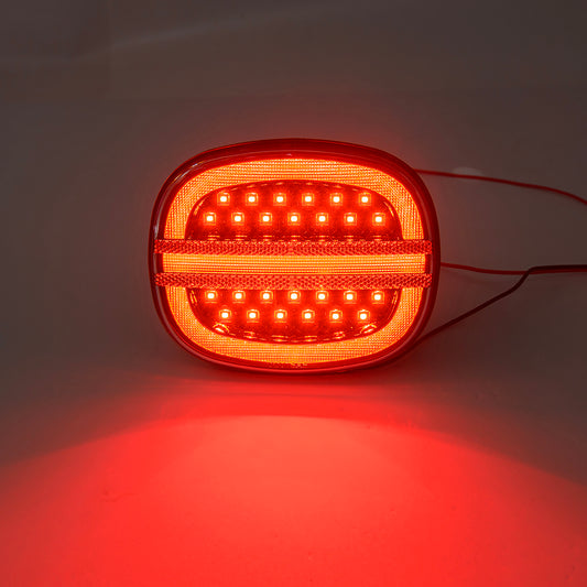 Clear Lens LED Halo Tail Light Assembly For 1991-1996 Chevrolet Corvette C4 - NS Auto Lighting