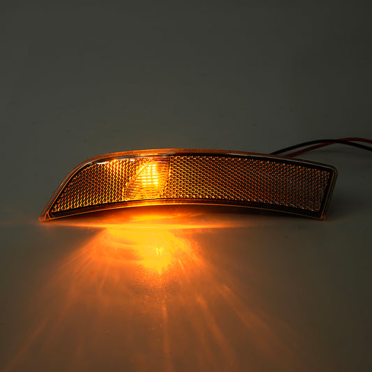 JDM Style Clear Lens Amber LED Front Bumper Side Marker Lights For 2022+ Toyota GR86 - NS Auto Lighting