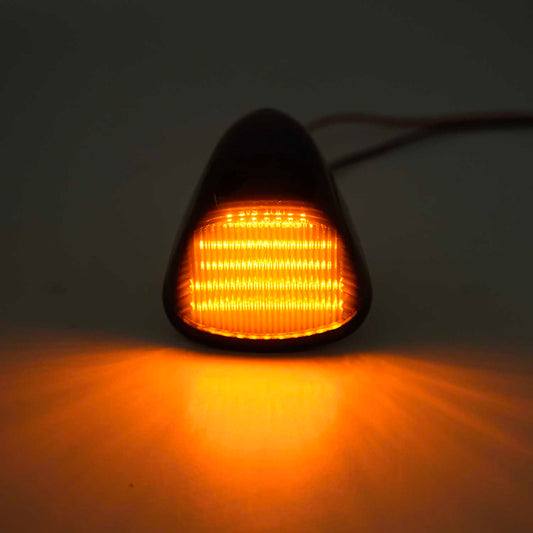 Smoked Lens Amber LED Cab Roof Lights For 1999-2016 Ford Super Duty, etc. - NS Auto Lighting