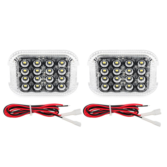 Lot de 2 éclairages LED pour zone de chargement intérieure de rénovation pour Ford Transit 150 250 350, etc. 2015+.