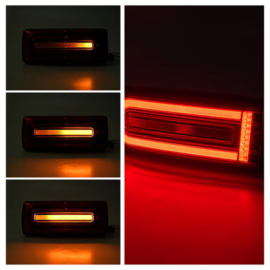 W463A Style Red Lens Dynamic LED Tail Light Assembly For 2002-2018 Mercedes Benz G-Class W463 - NS Auto Lighting