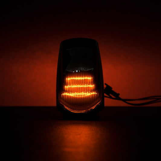 Smoked Lens Amber LED Cab Roof Lights For 2017+ Ford Super Duty - NS Auto Lighting