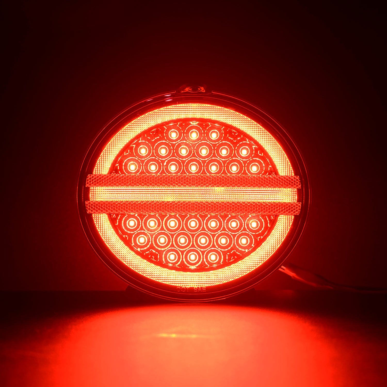 Clear Lens LED Halo Tail Light Assembly For 2005-2013 Chevrolet Corvette C6 - NS Auto Lighting