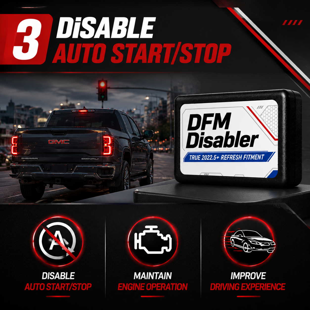 DFM Disabler 10 speed for 2022-2026 GMC Sierra