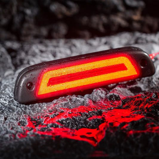 Getönte Linse, doppelte C-förmige LED-Dritte Bremsleuchte für 1995-2015 Toyota Tacoma