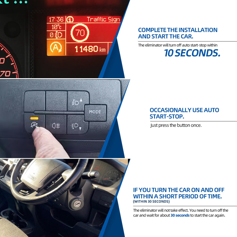 Auto Start Stop Eliminator for 2019+ Opel Corsa F
