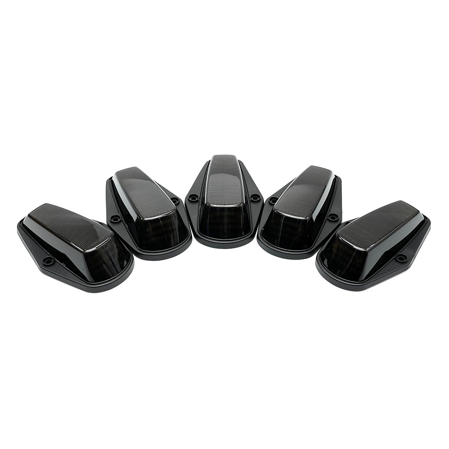 Smoked Lens Amber LED Cab Roof Lights For 1984-1996 Ford F-Series - NS Auto Lighting